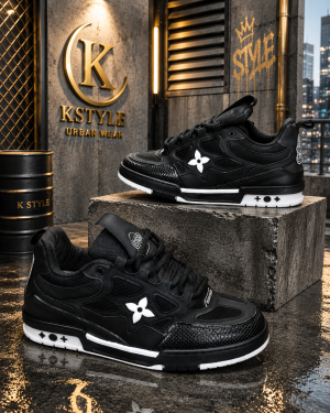 Tênis Casual Streetwear Premium – Inspirado no estilo LV Skate