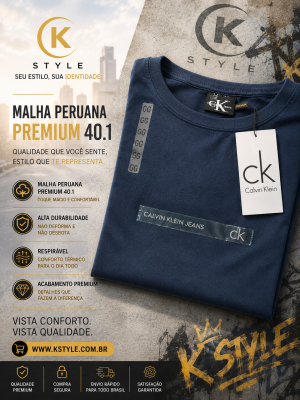 Camiseta em Malha Peruana