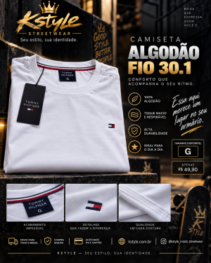Camiseta de Algodão